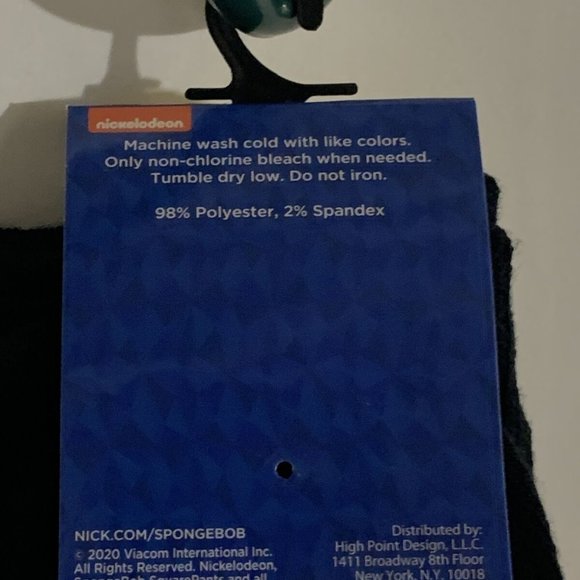 NWT Official Spongebob Square Pants Halloween Sock - Picture 3 of 3